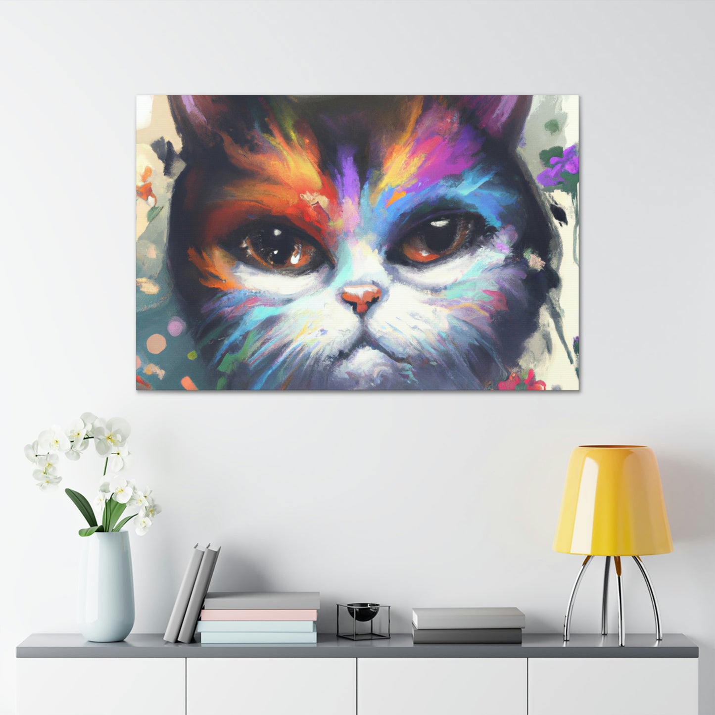 "Dream Cat." - Canvas