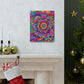 Vivid Floral Burst - Canvas