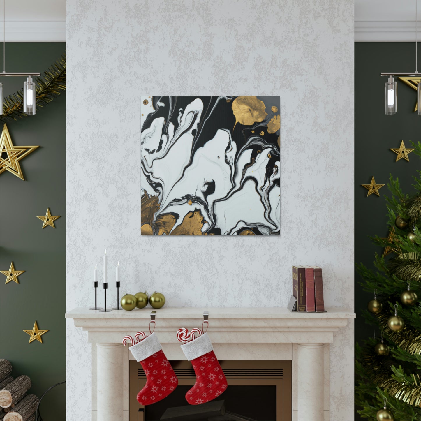 Gilded Liquid Luxe - Canvas