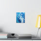 Cerulean Flow. - Canvas