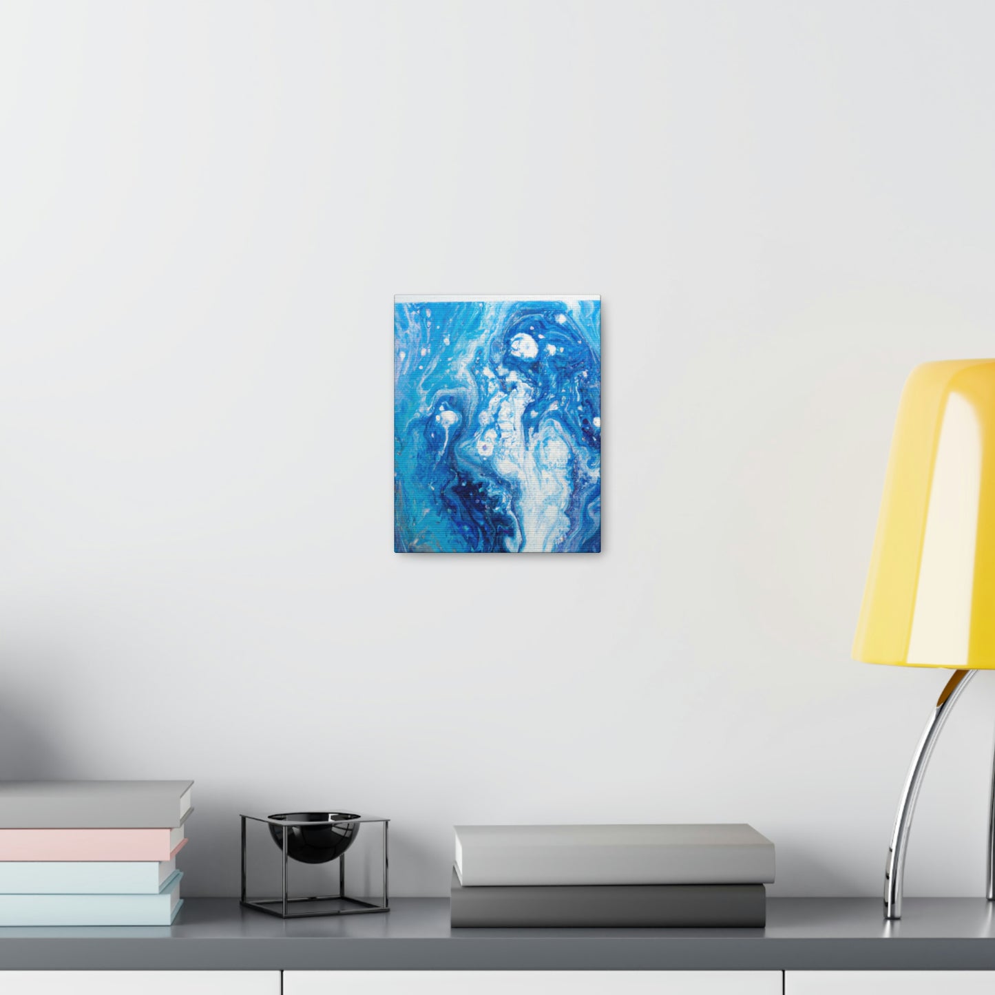 Cerulean Flow. - Canvas