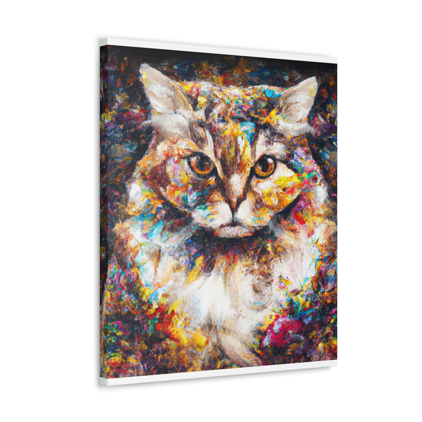 Flower Cat - Canvas