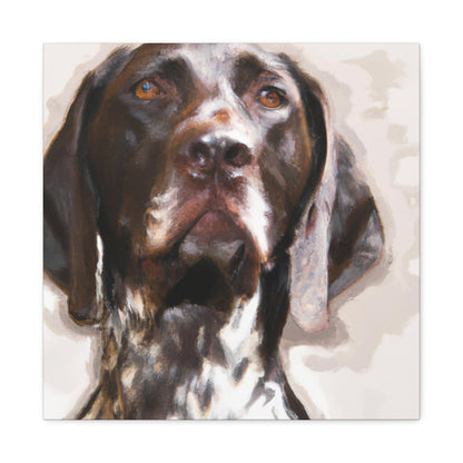 "Pointer Perfection" - Canvas