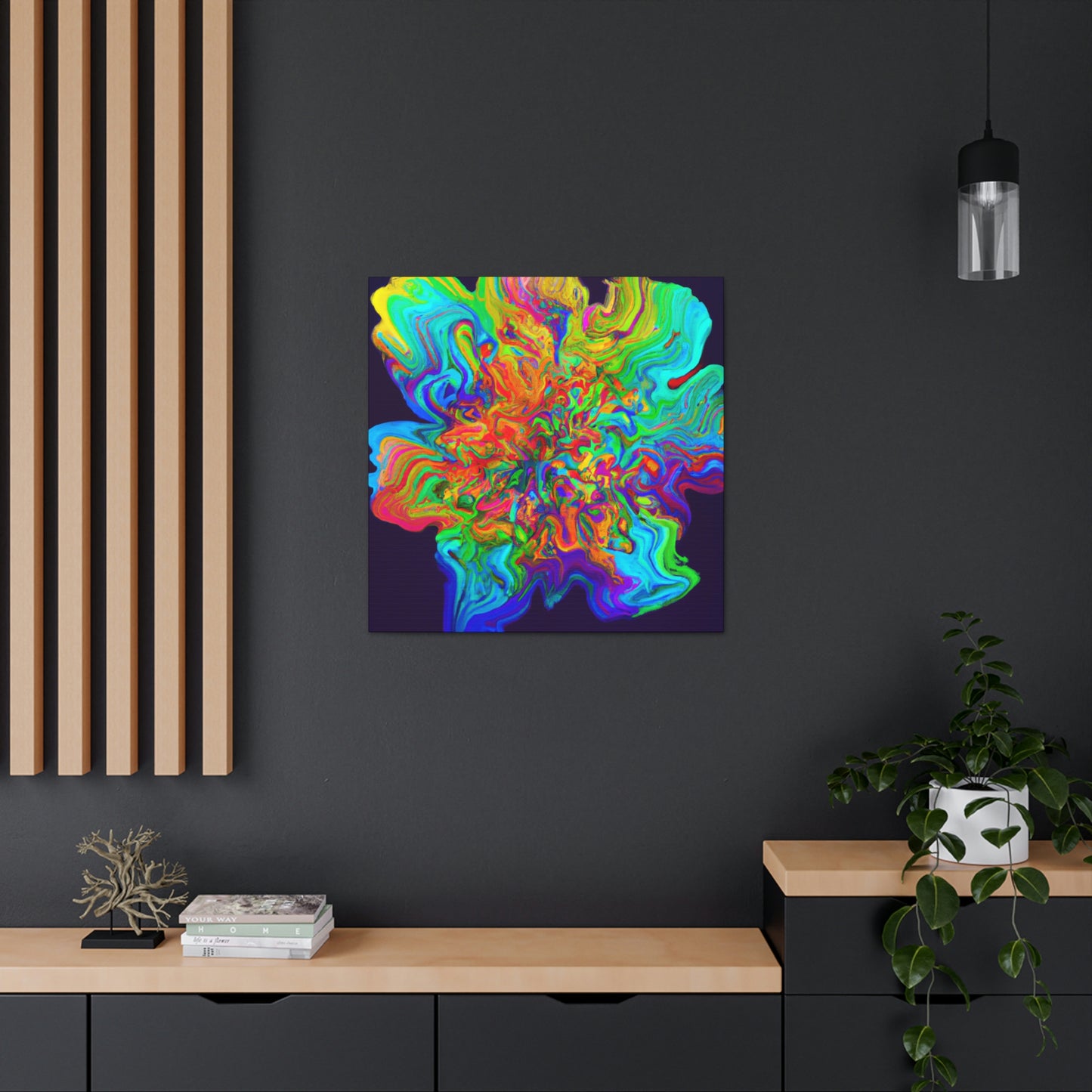 "Vivid Bloom" - Canvas