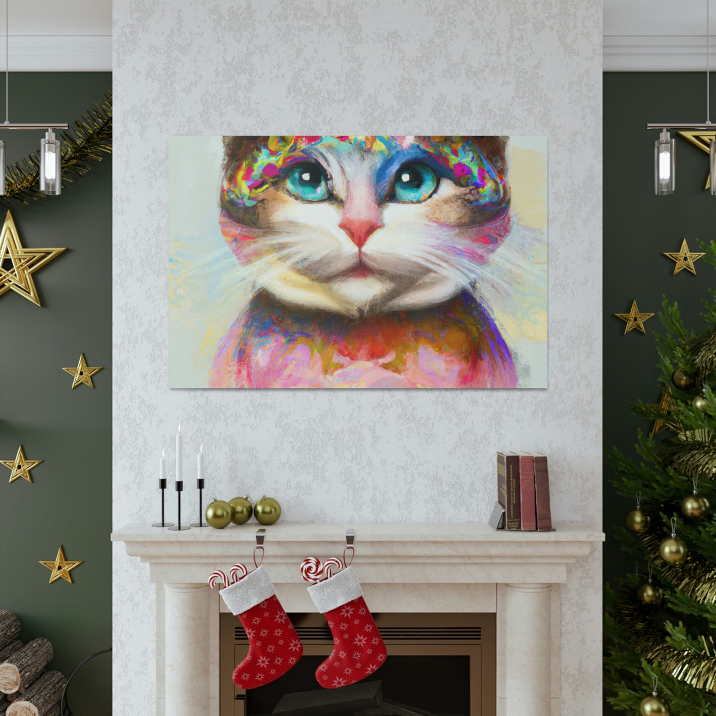 Bloom Cat - Canvas