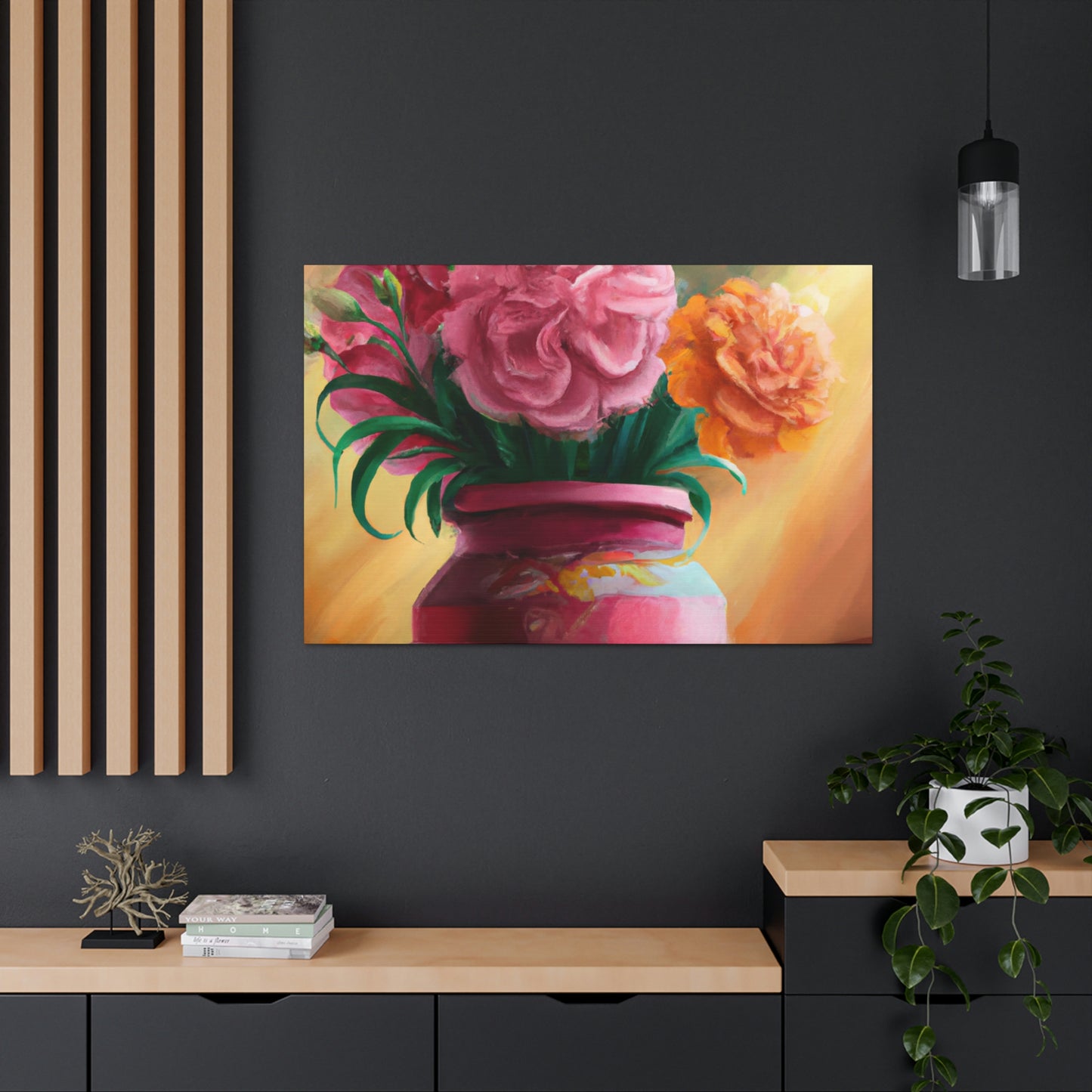 Vase Blossom Bliss - Canvas