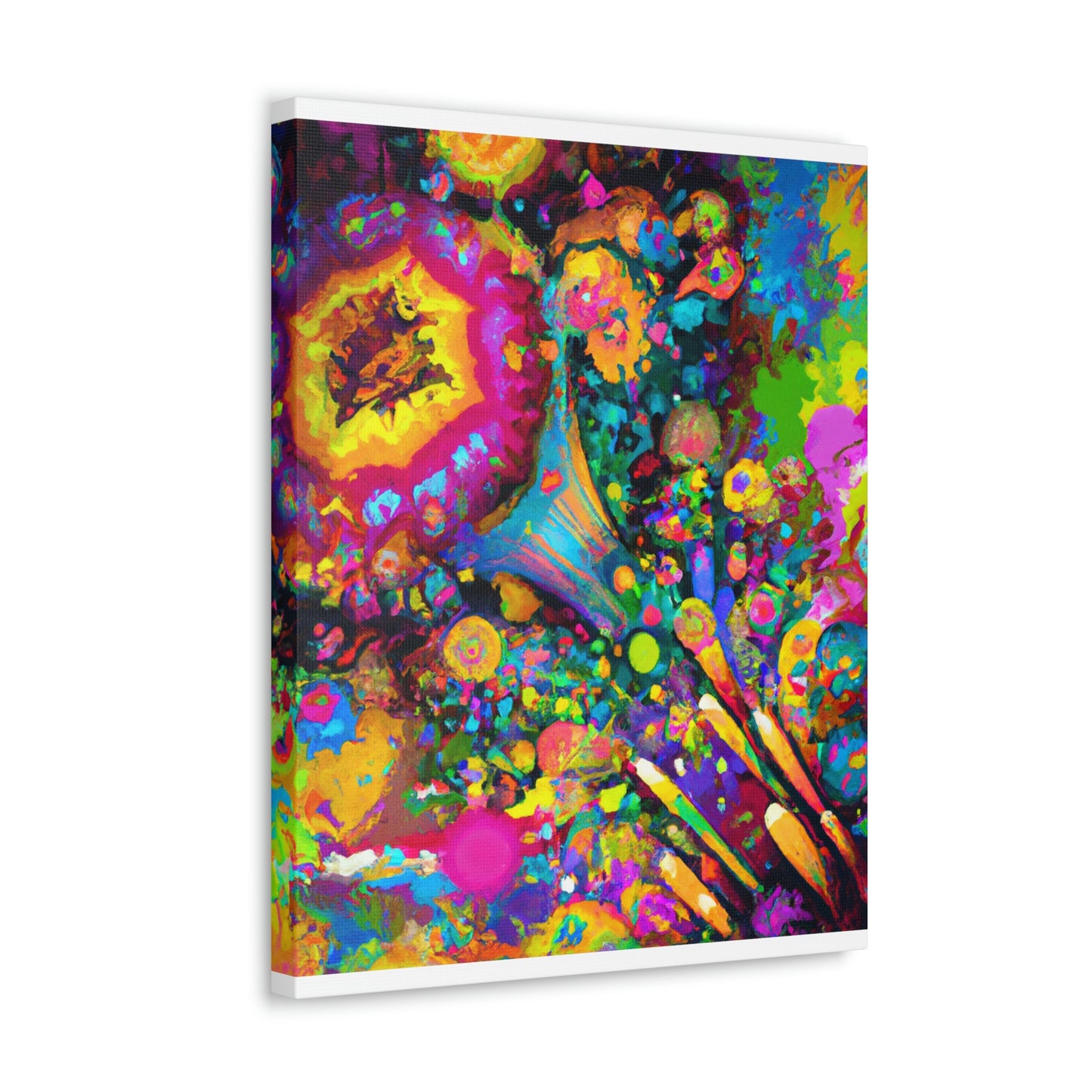 "Psychedelic Bloom" - Canvas