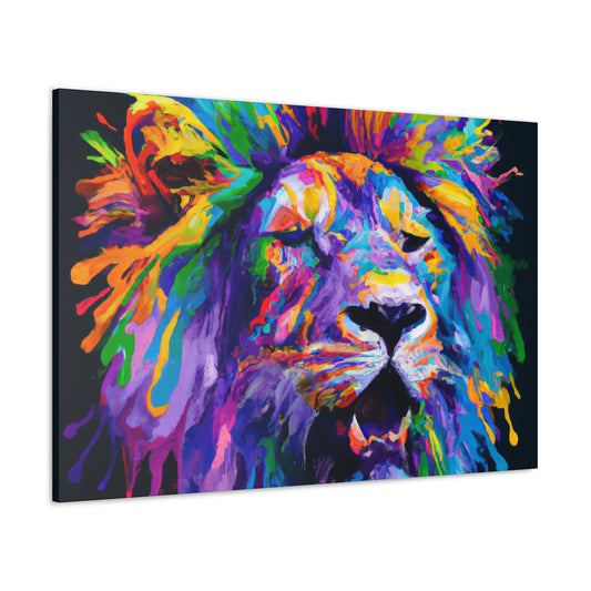 Lion Prismatic - Canvas