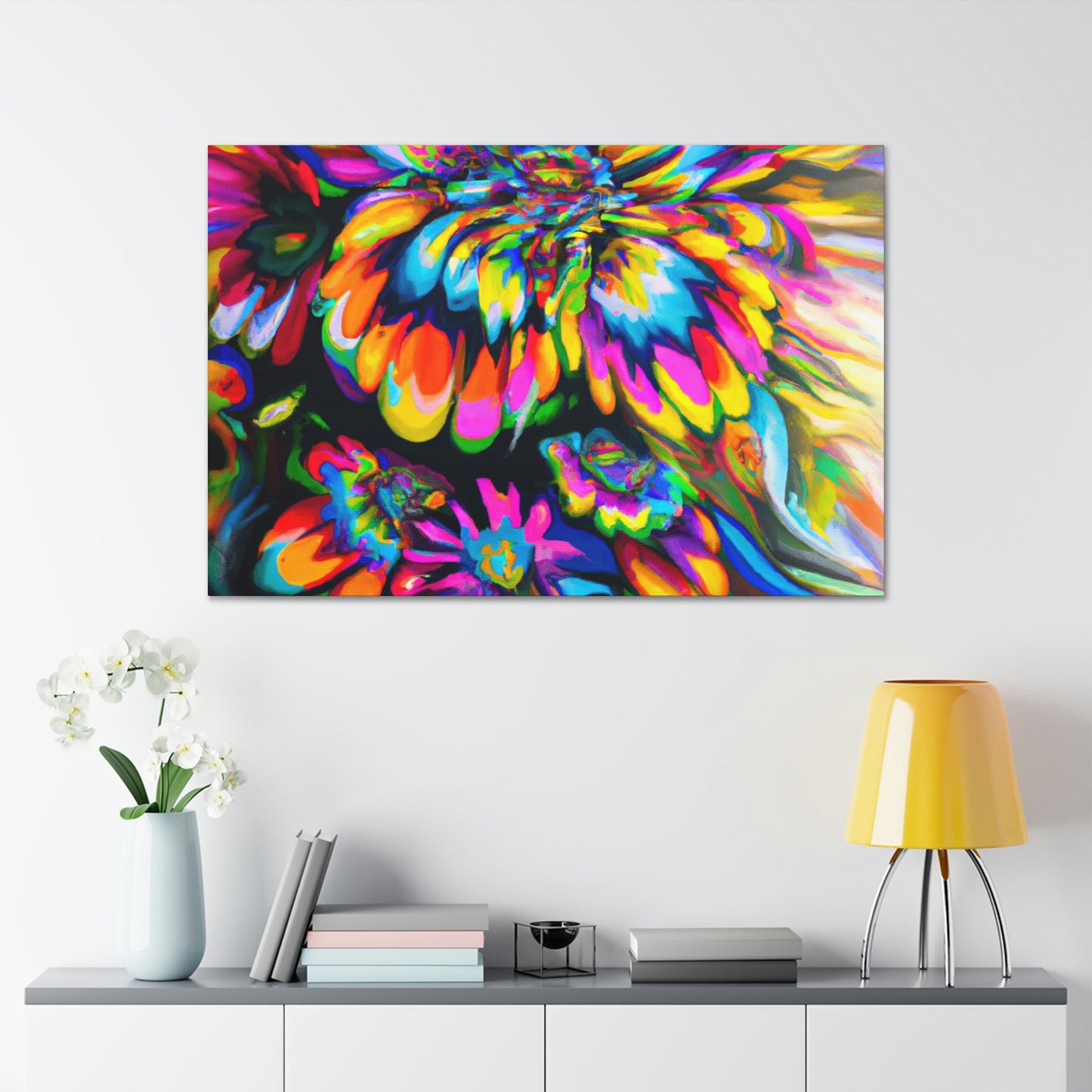 Joyful Bloom. - Canvas
