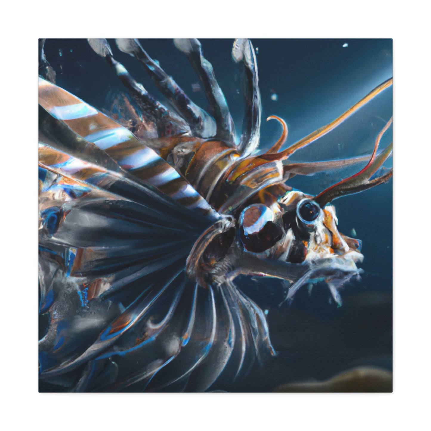 Aquatic Abundance. - Canvas