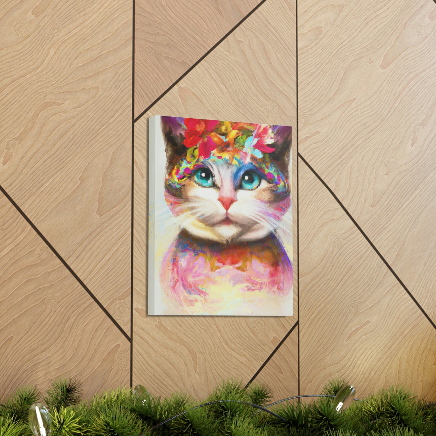Bloom Cat - Canvas