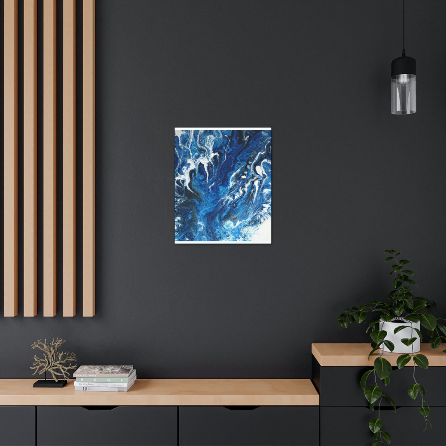 Aqua Tide. - Canvas