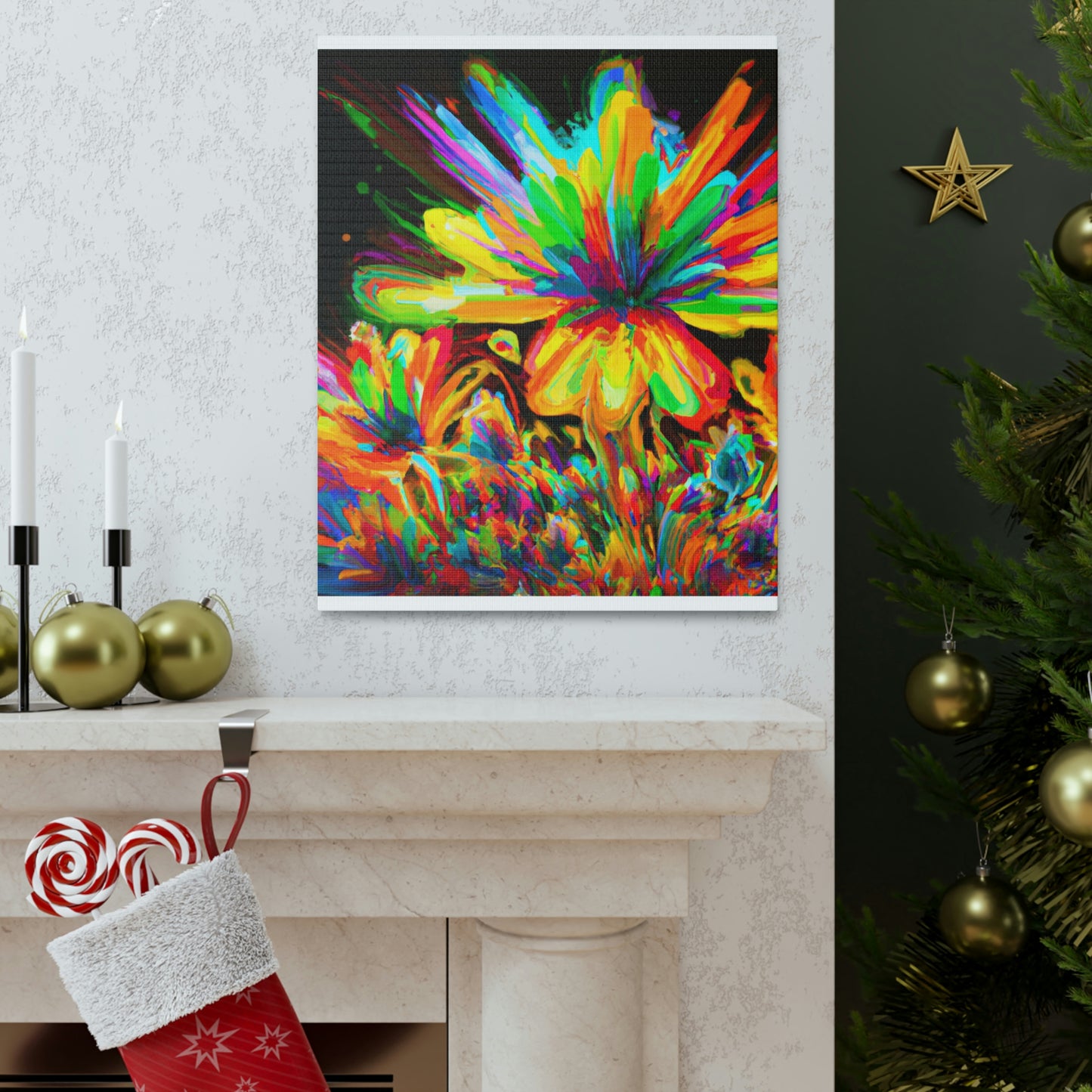 Vivid Bloom. - Canvas