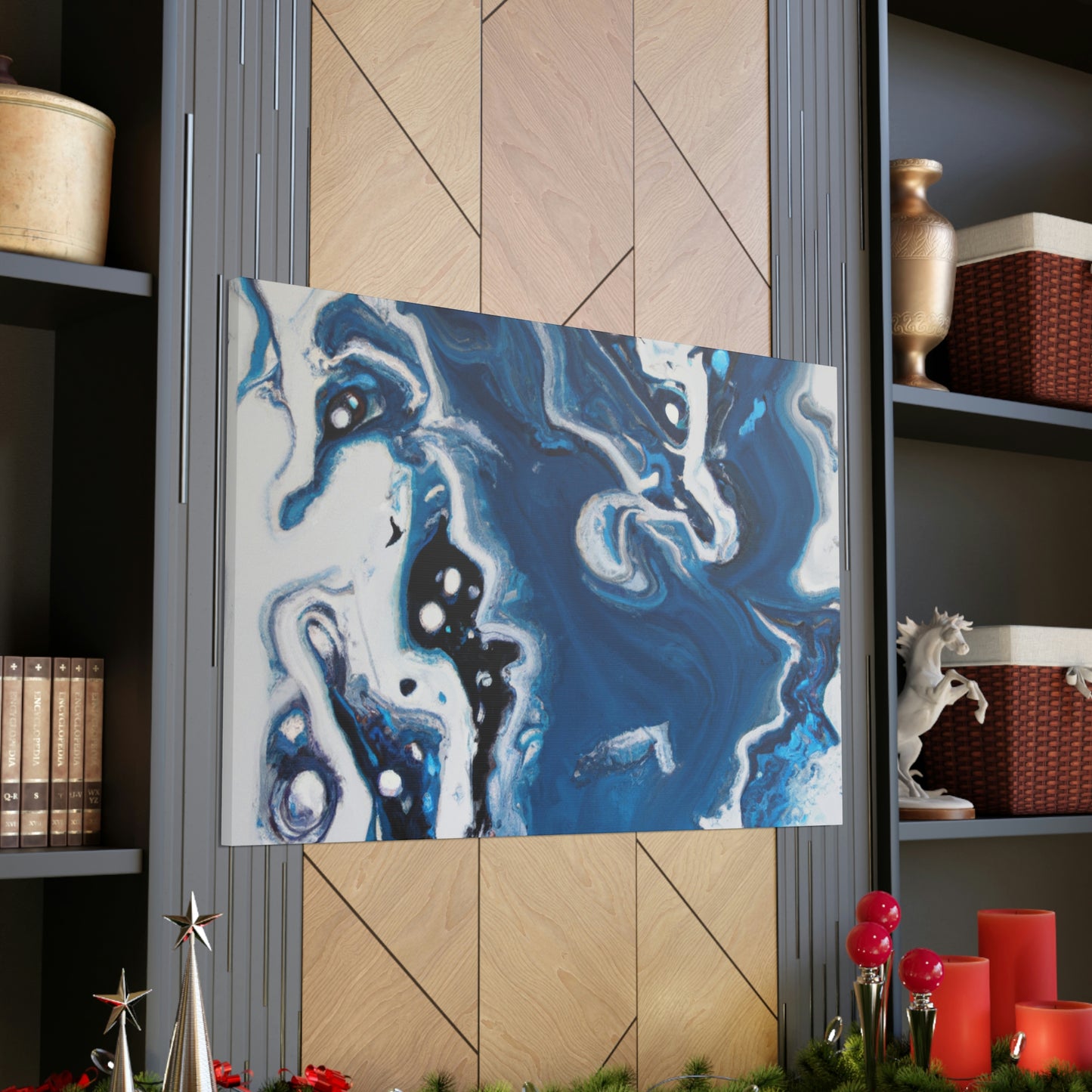 Twilight Swirls. - Canvas