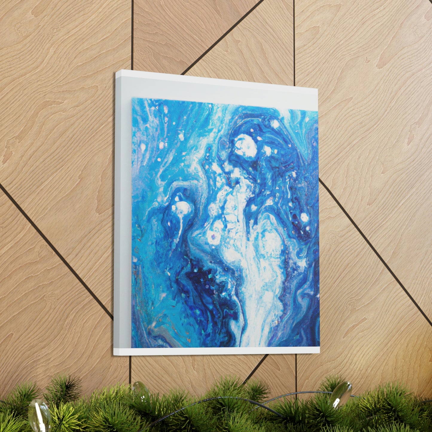 Cerulean Flow. - Canvas