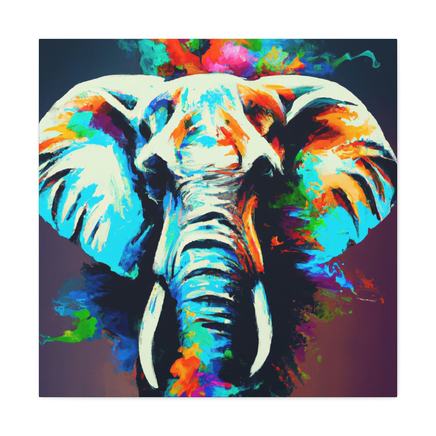 Rainbow Trunk. - Canvas