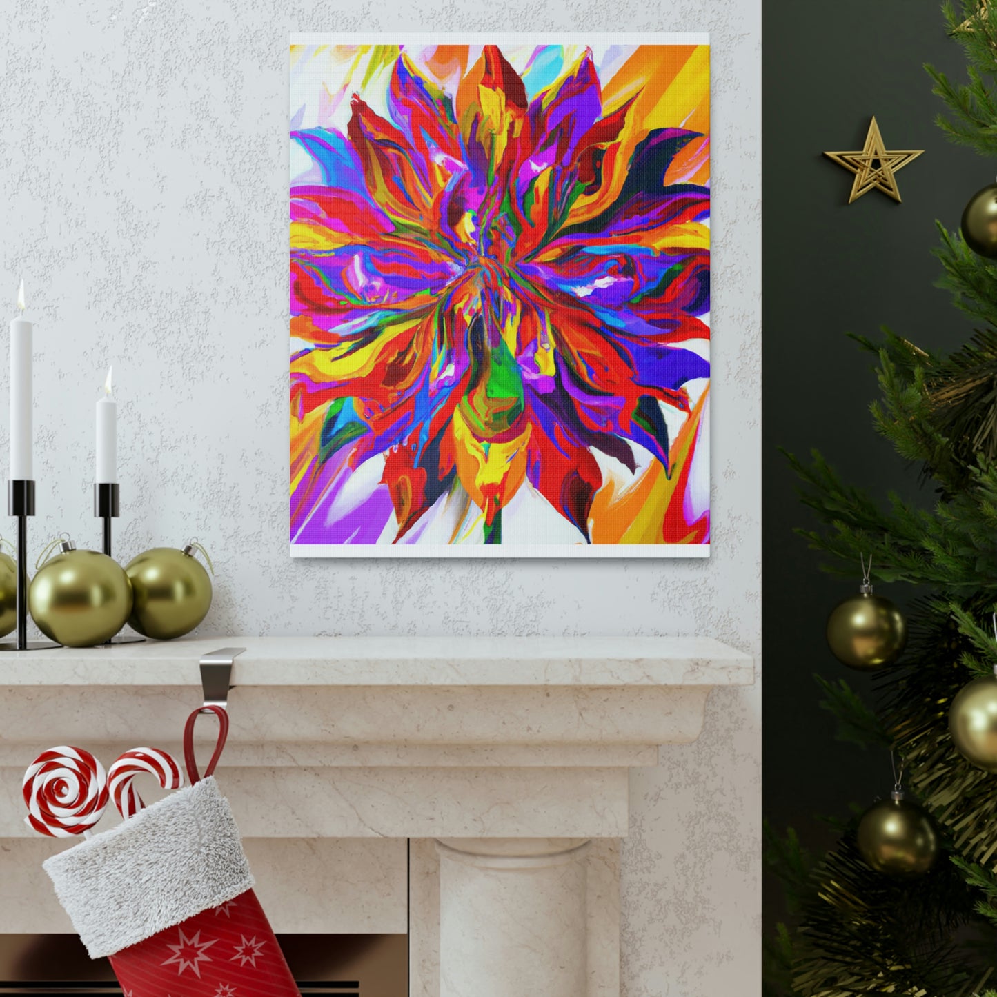 Vibrant Blooms - Canvas