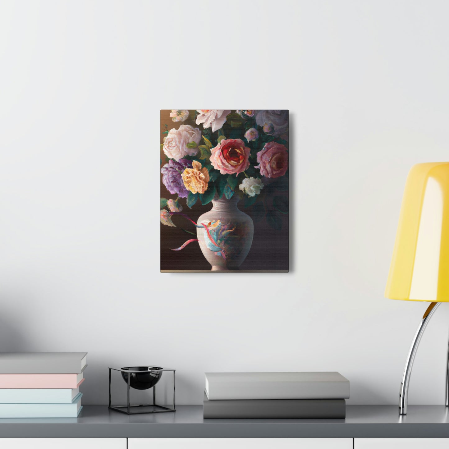Blooming Petal Splendor - Canvas
