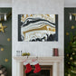 Golden Flux Swirls - Canvas