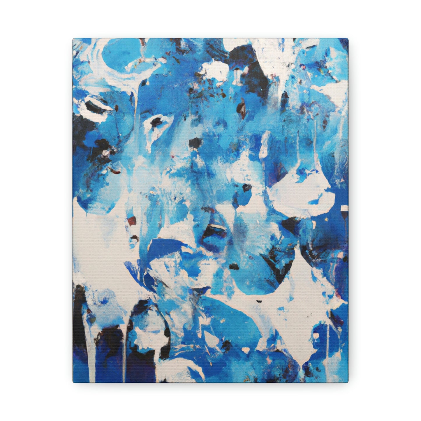 Blue Intricate Tiles - Canvas