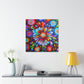 Vivid Floralscape. - Canvas
