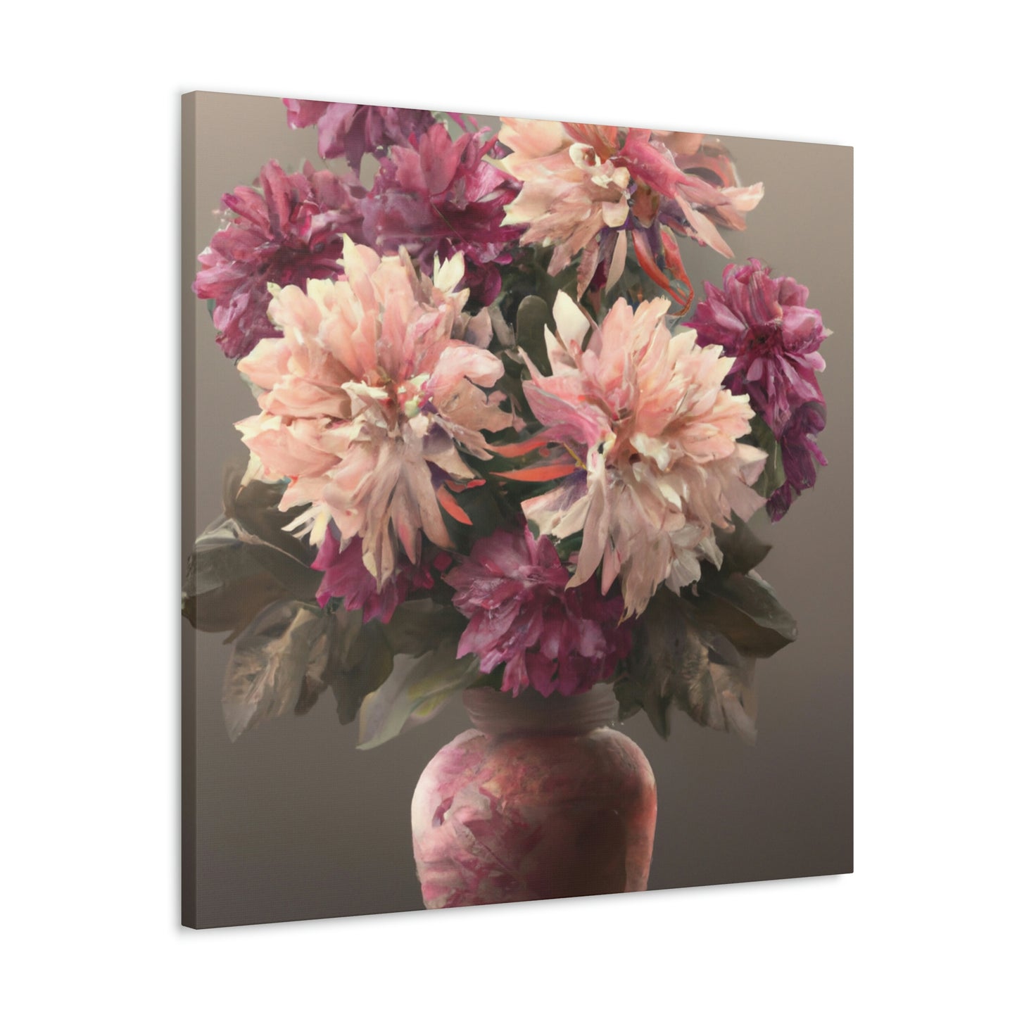 "Floral Finesse Art" - Canvas