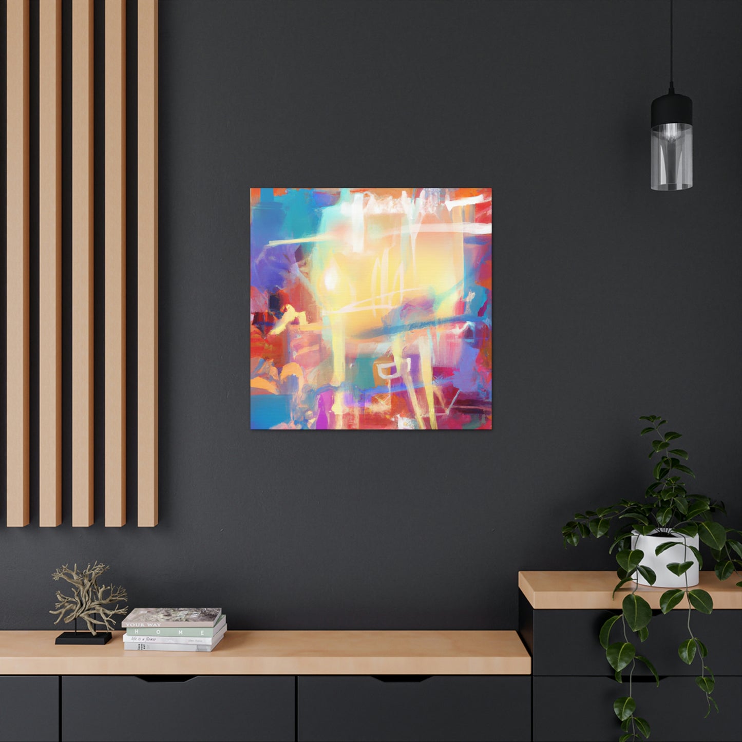 Cosmic Bloom. - Canvas