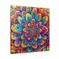 Psychedelic Bloom. - Canvas