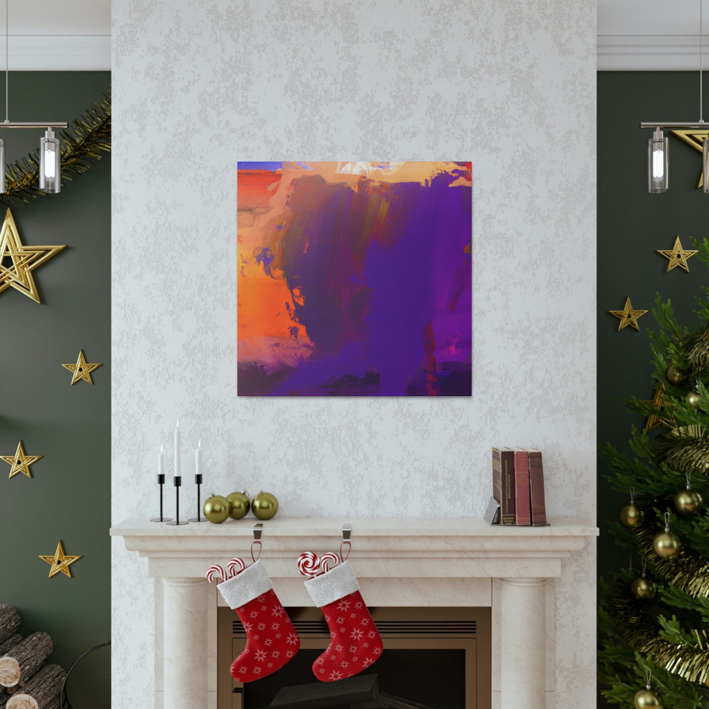 "Brushed Hues" - Canvas