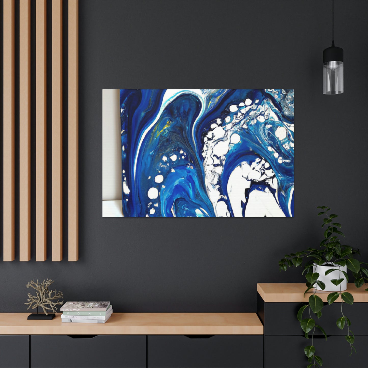 Aqua Drift - Canvas