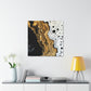 Midnight Gold Glitter - Canvas