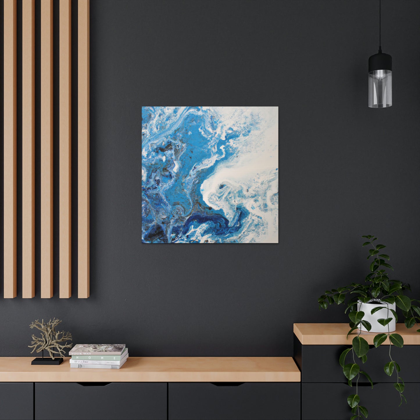 "Blue Spark" - Canvas