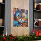 Flower Cat. - Canvas