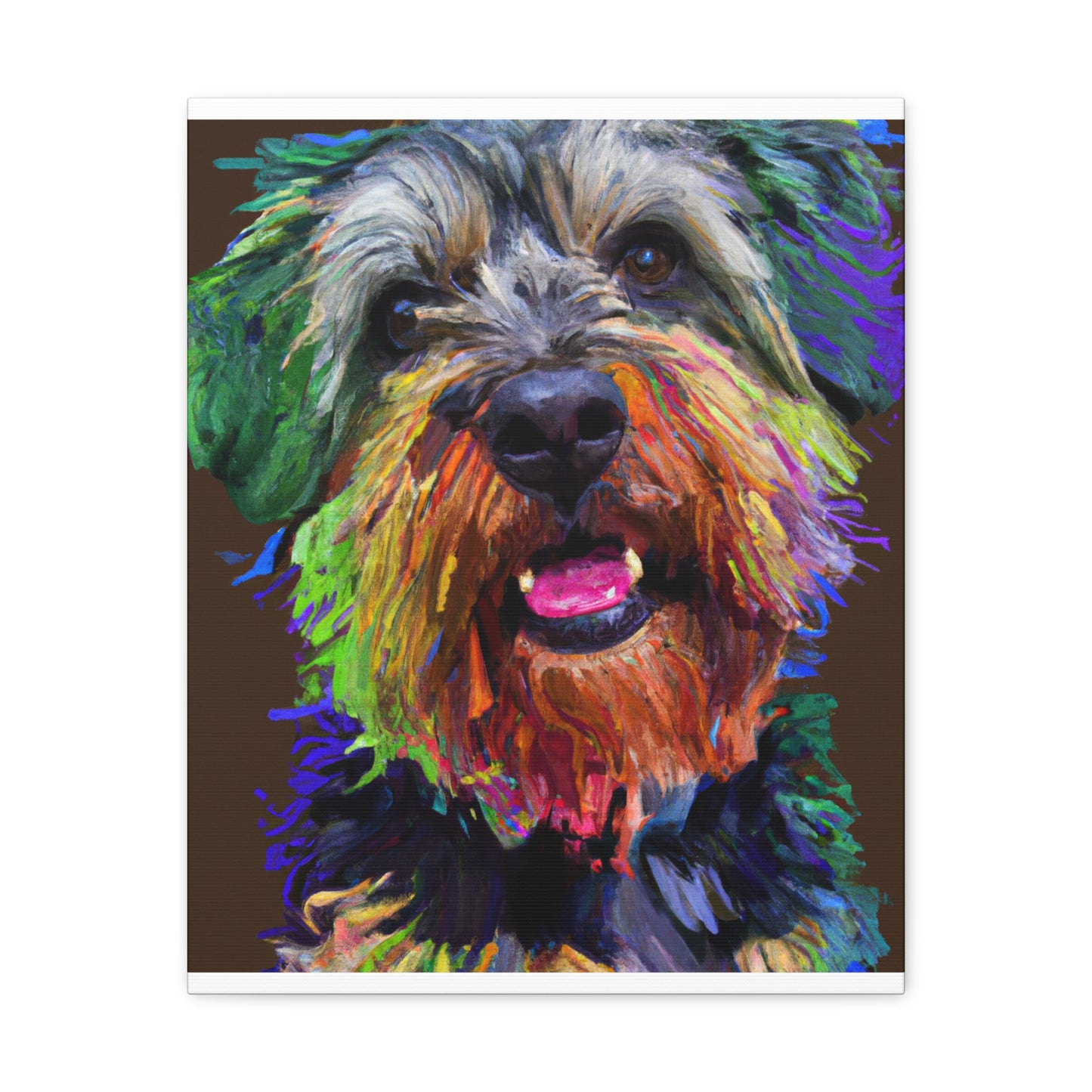 Canine Colorful. - Canvas