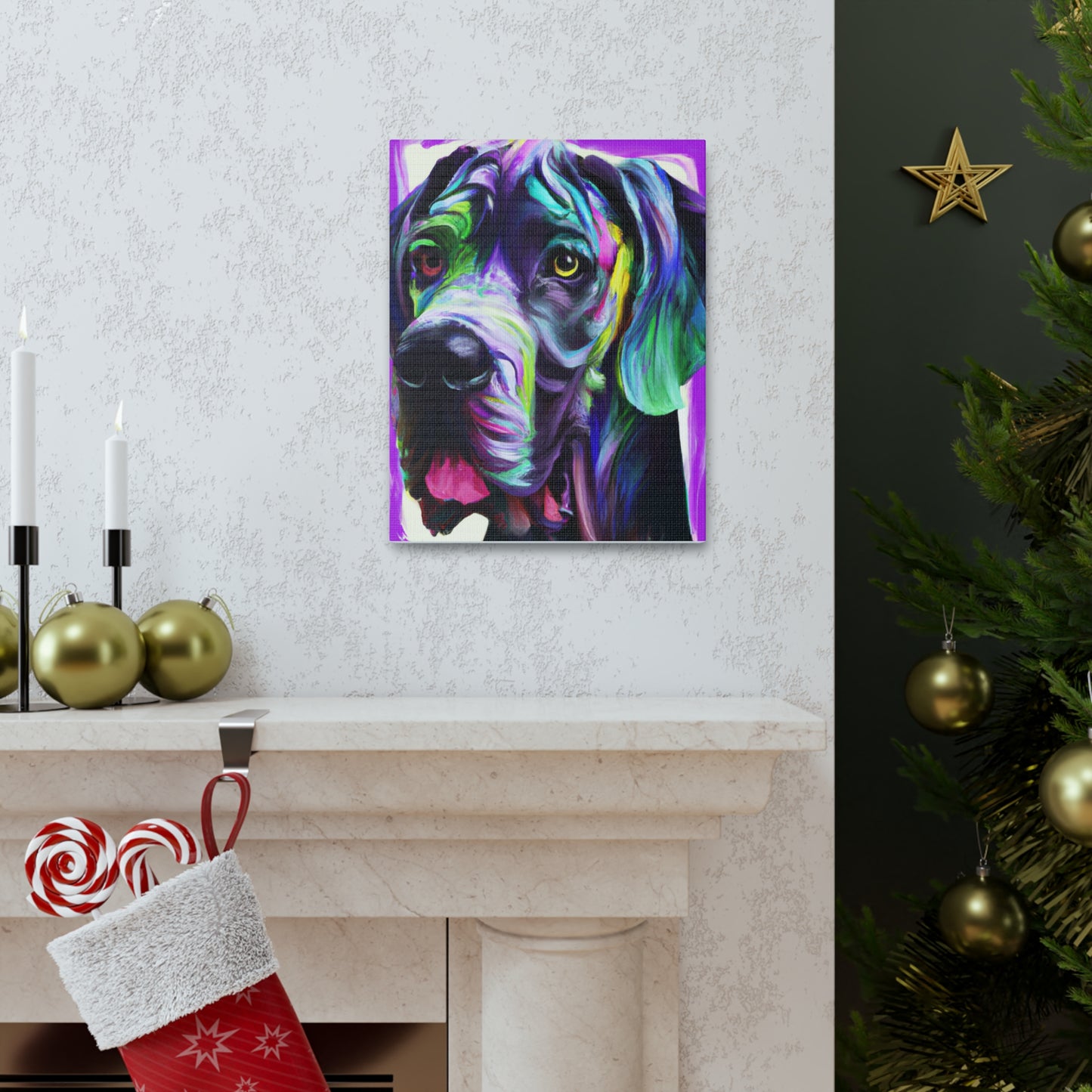 Vibrant Dane Dreams - Canvas