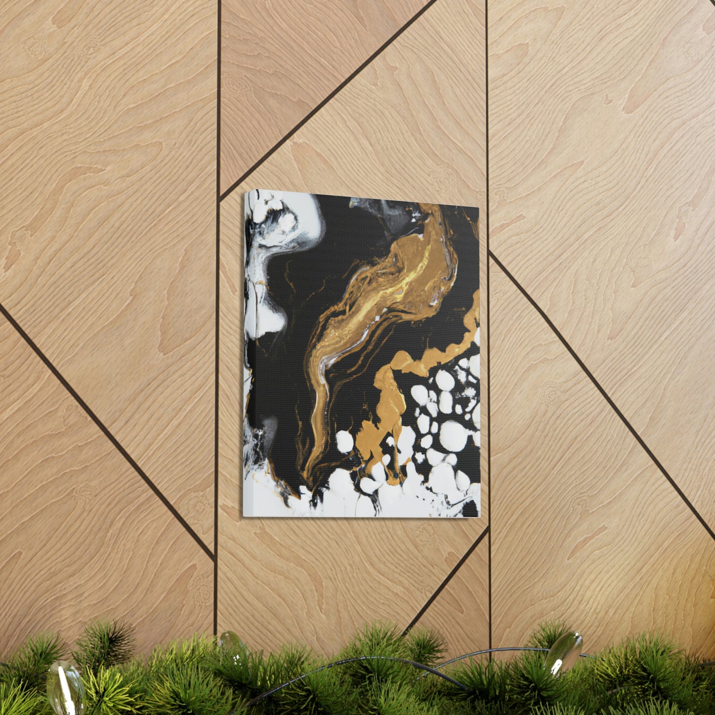 Glittering Ebony Cosmos - Canvas