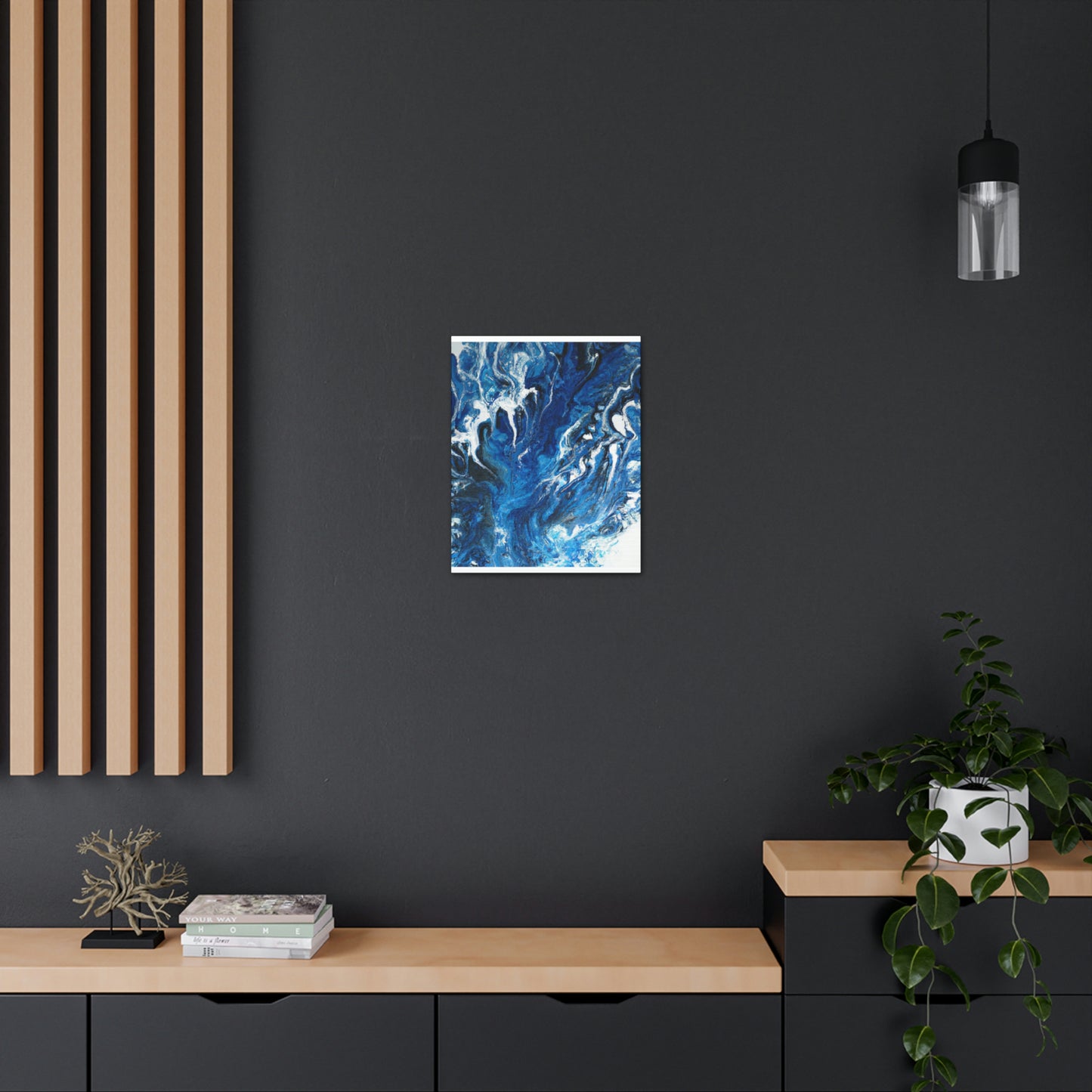 Aqua Tide. - Canvas