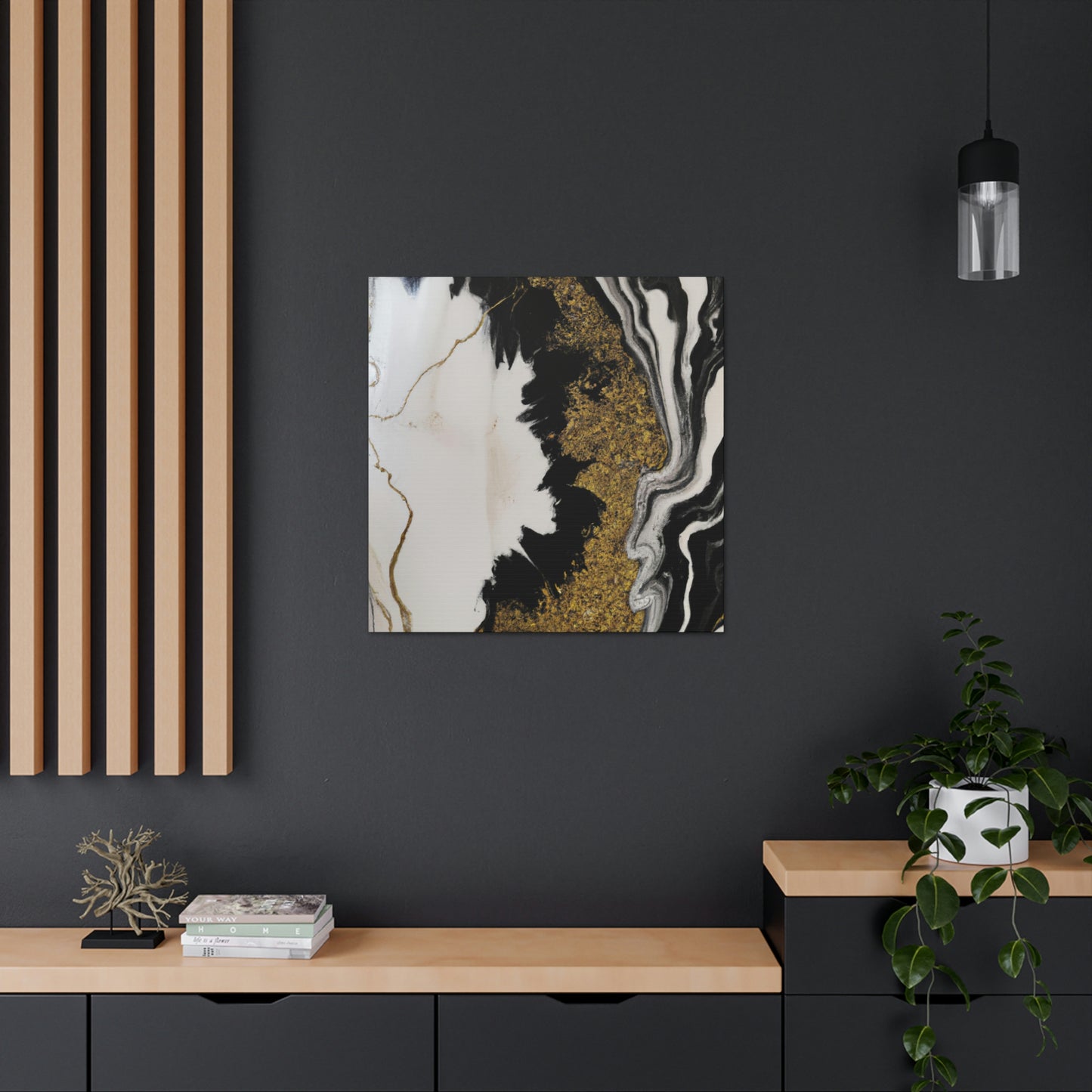 Golden Fusion Art - Canvas