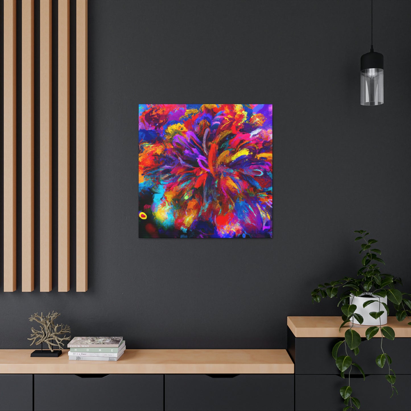 Vibrant Bloom - Canvas