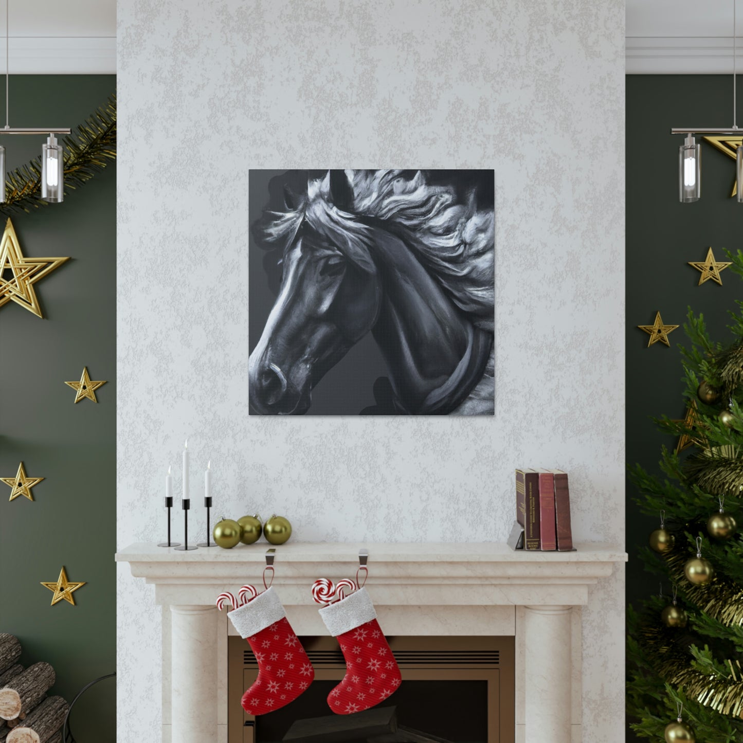 Equine Lattice - Canvas