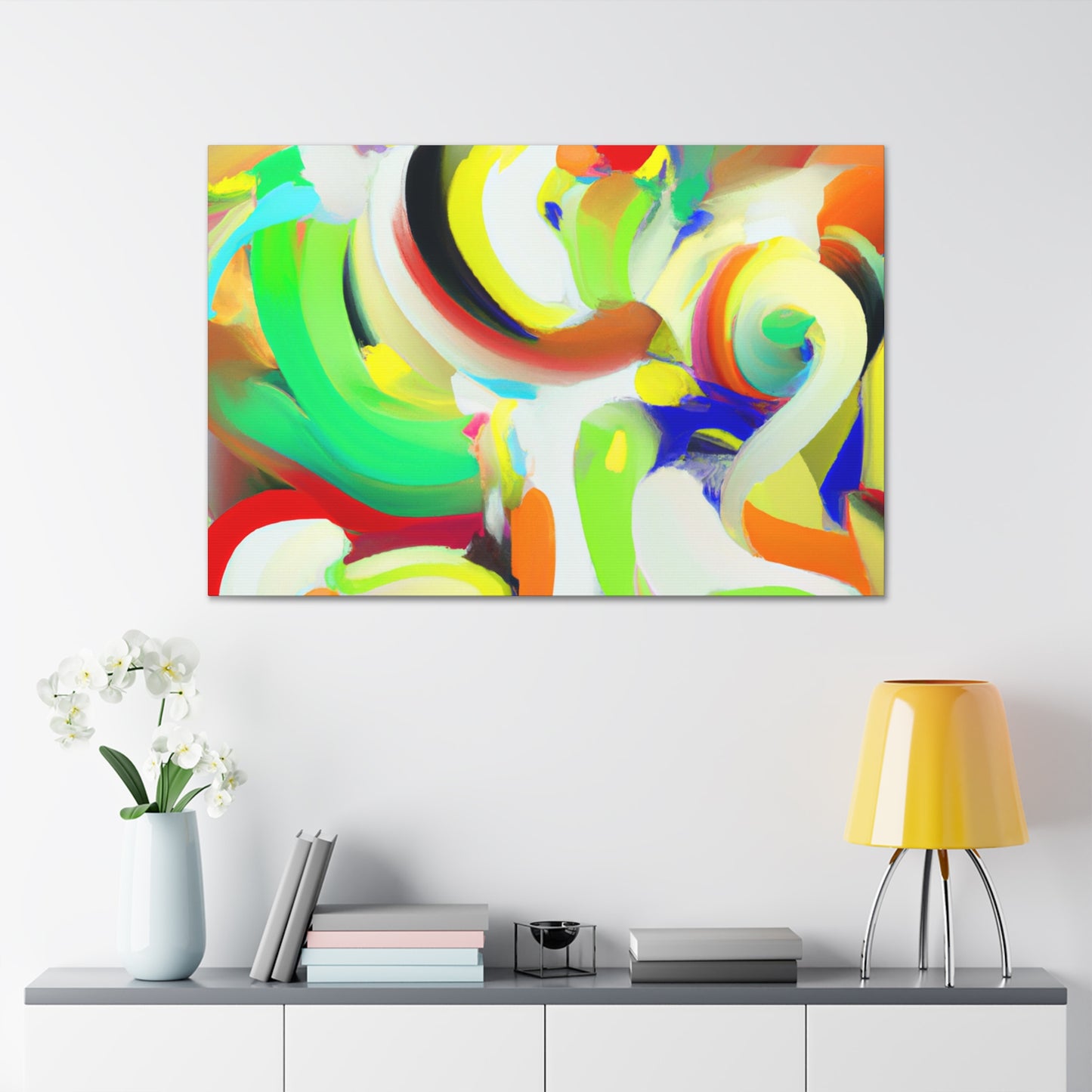 Radiant Brushstrokes - Canvas