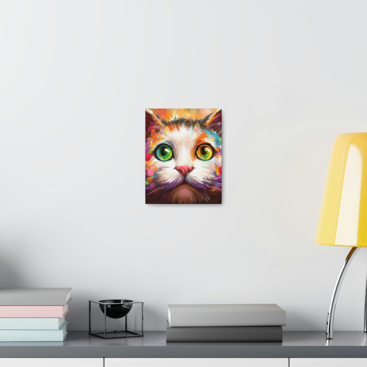 Feline Floral - Canvas