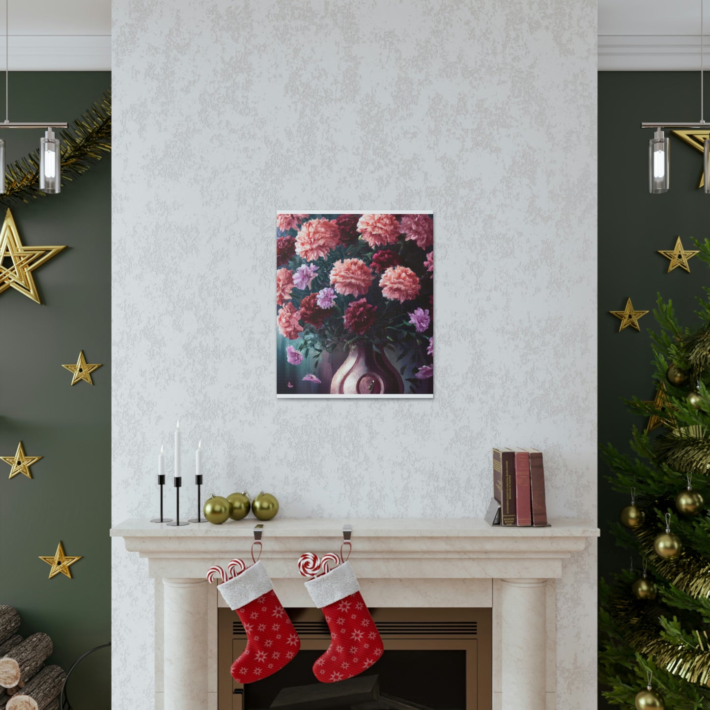 "Flower Vase Bliss." - Canvas