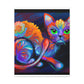 Feline Blooms. - Canvas