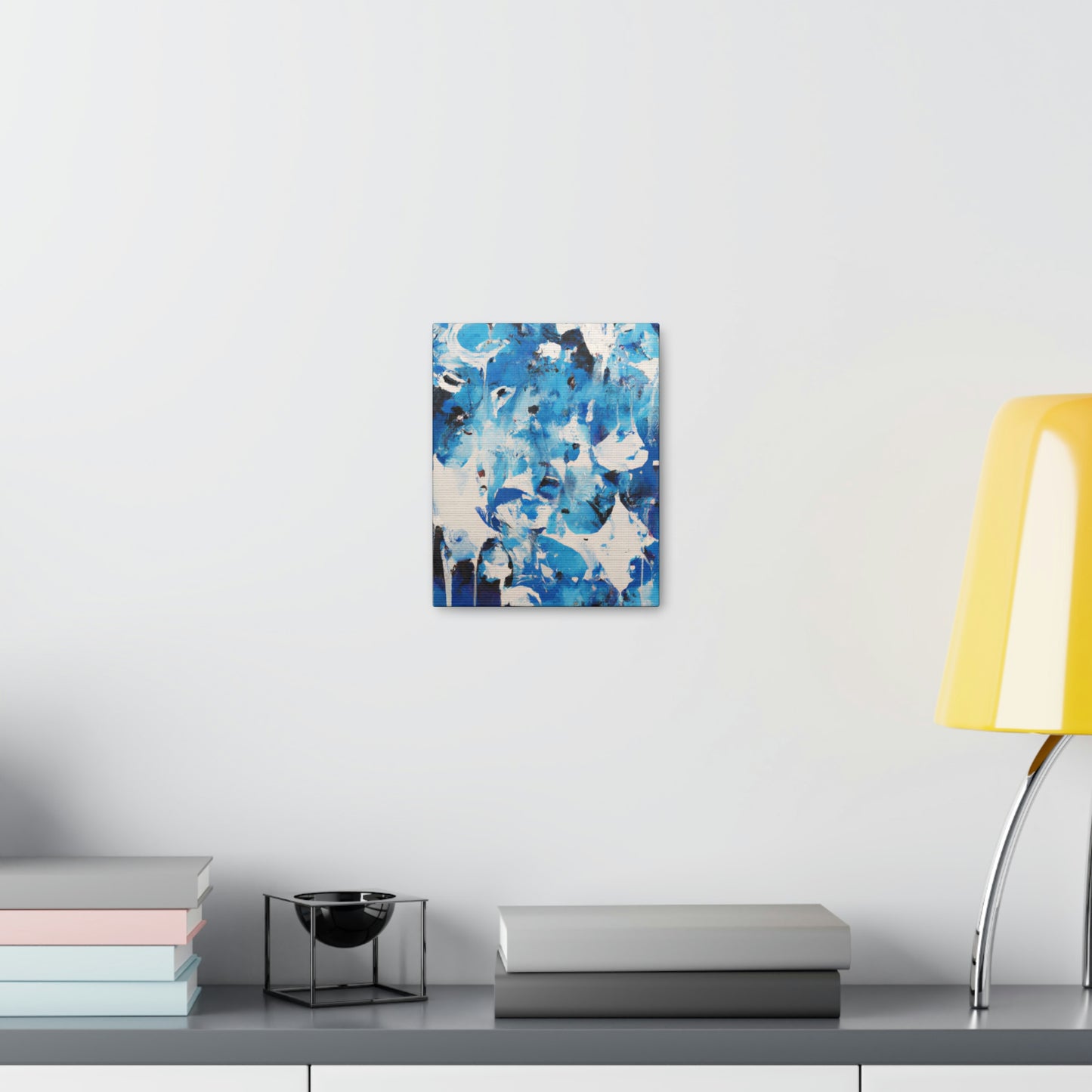 Blue Intricate Tiles - Canvas