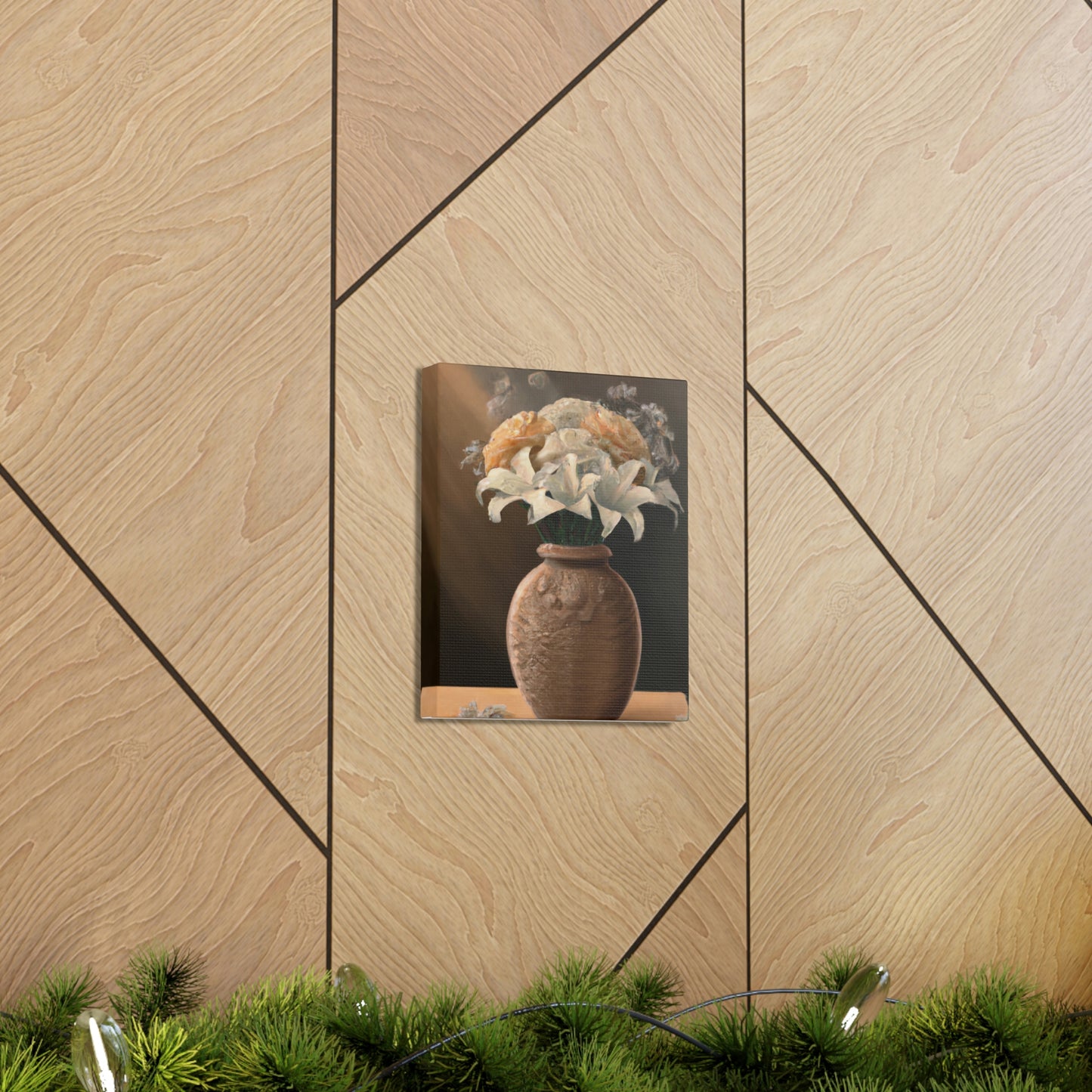 "Intricate Floral Bouquet." - Canvas