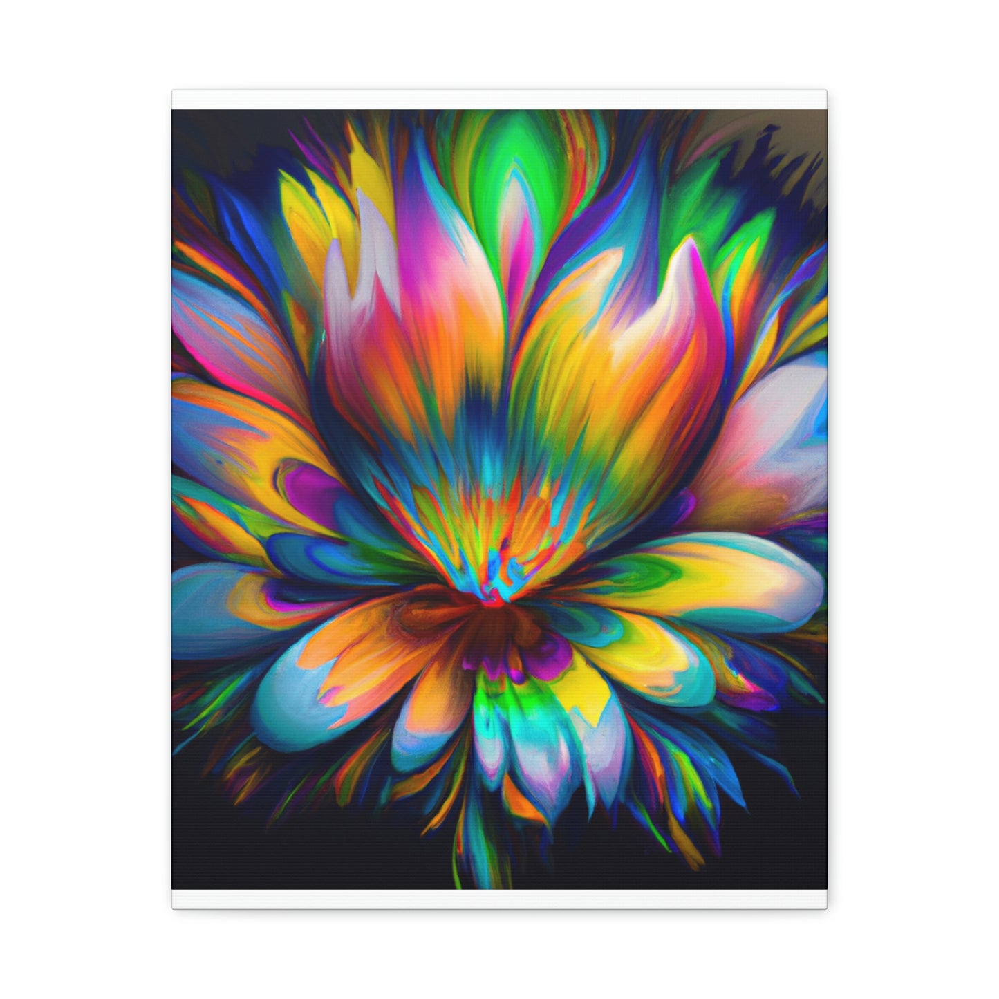 "Psychedelic Bloom" - Canvas