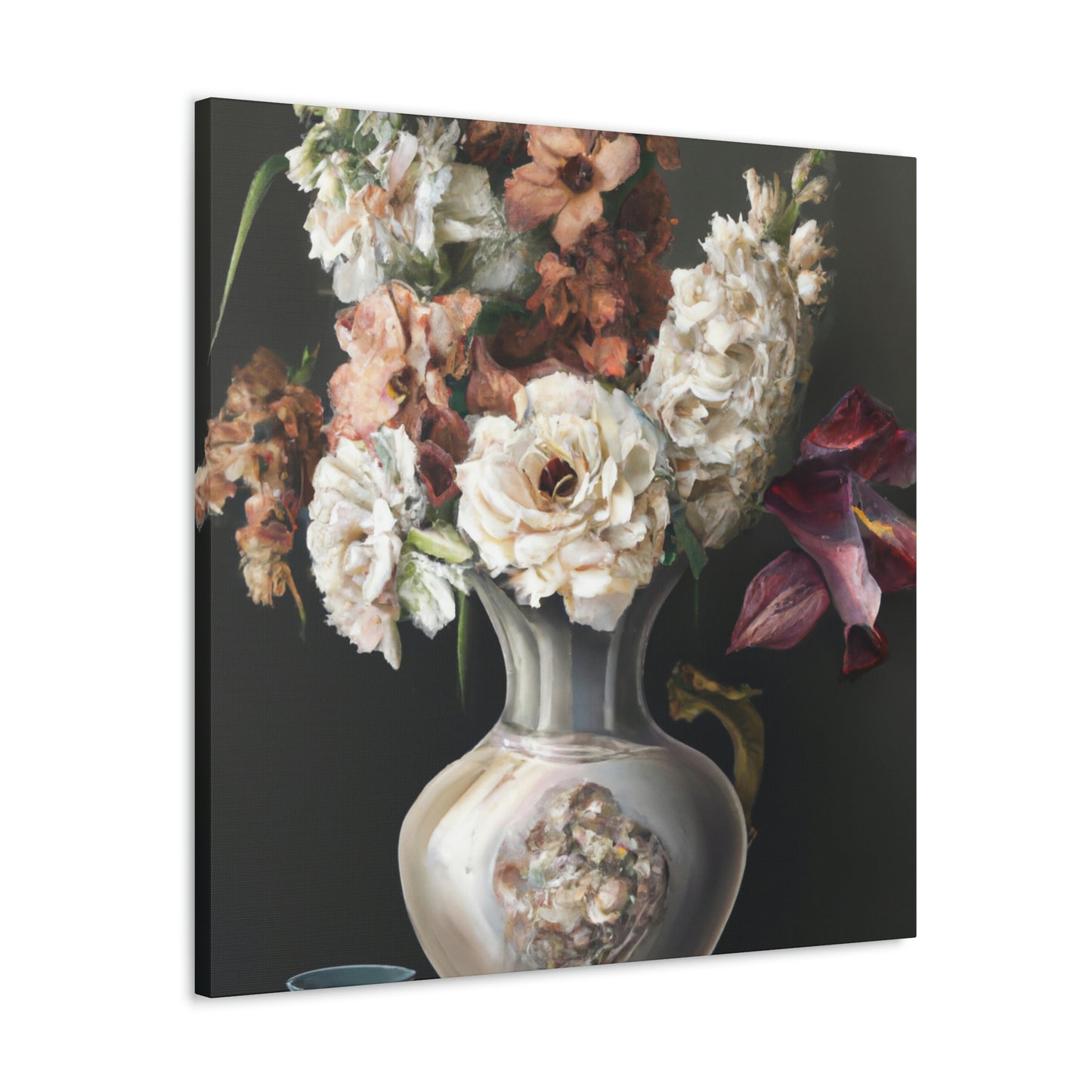 Tender Blooms Brushed. - Canvas