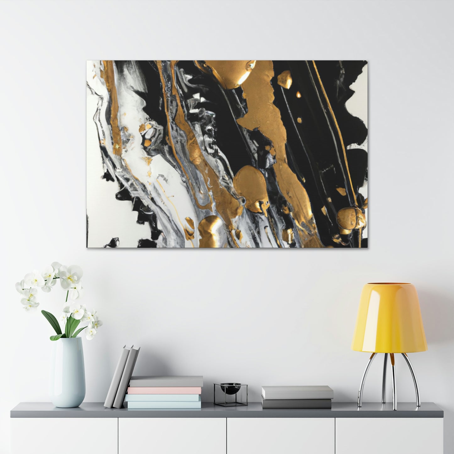Glittering Noir Luxe - Canvas