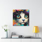 Feline Flourish. - Canvas